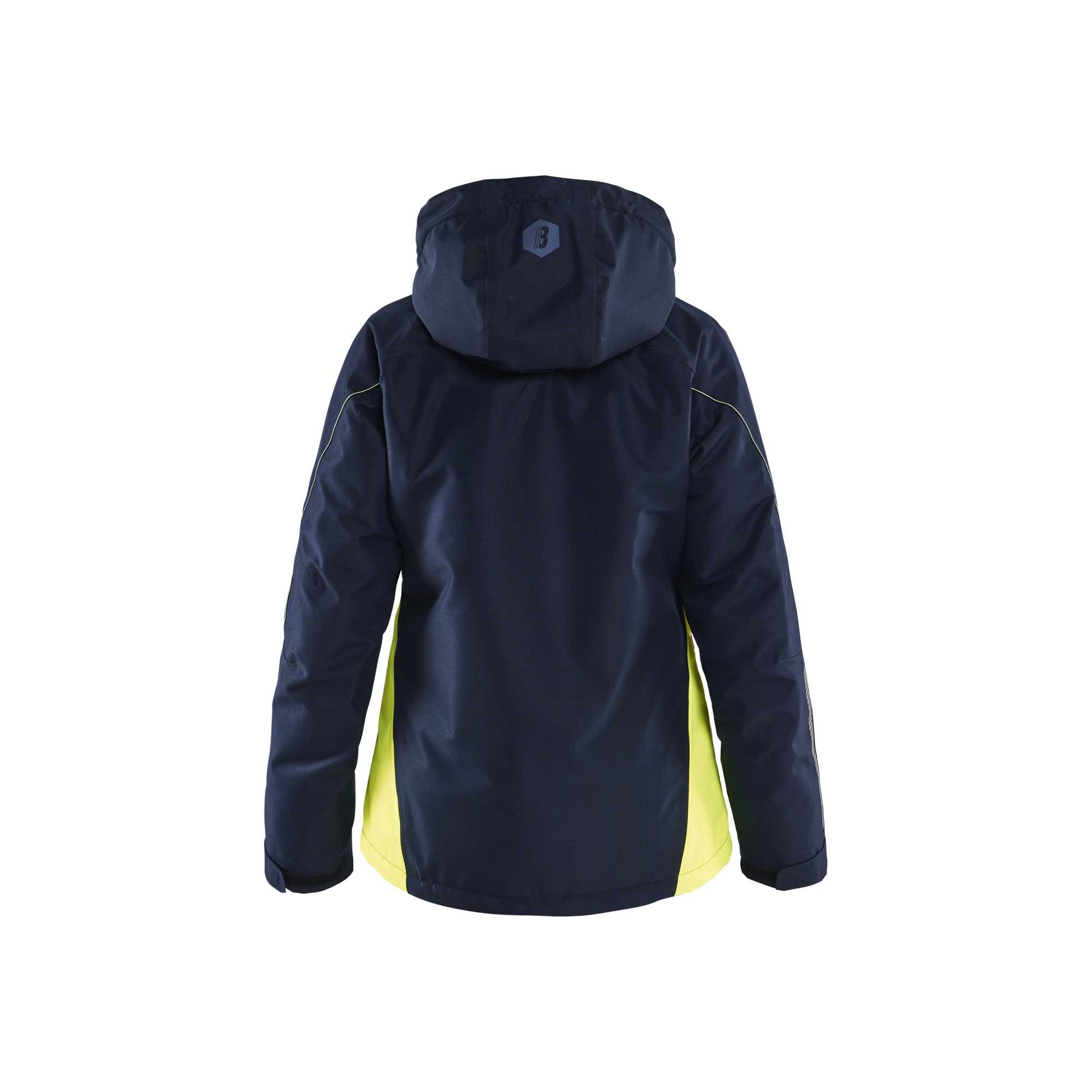 BLAKLADER 49721977 Women's Lightweight lined Winter Jacket Hi Vis Reflective Work Jacket WOMEN - Waterproof